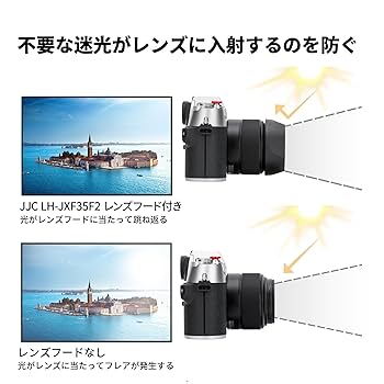 Amazon | JJC LH-XF35-2 レンズフード 富士フィルム Fujifilm
